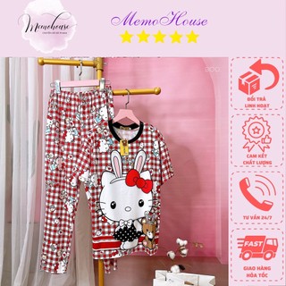 Đồ Bộ Thun Lạnh TNQD Hoạt Hình Dễ Thương (60-72KG)