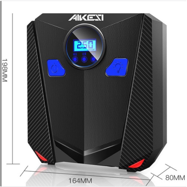 Bơm lốp ô tô điện tử AIKESHI tự ngắt- Bơm hơi ô tô thế hệ mới bơm siêu nhanh