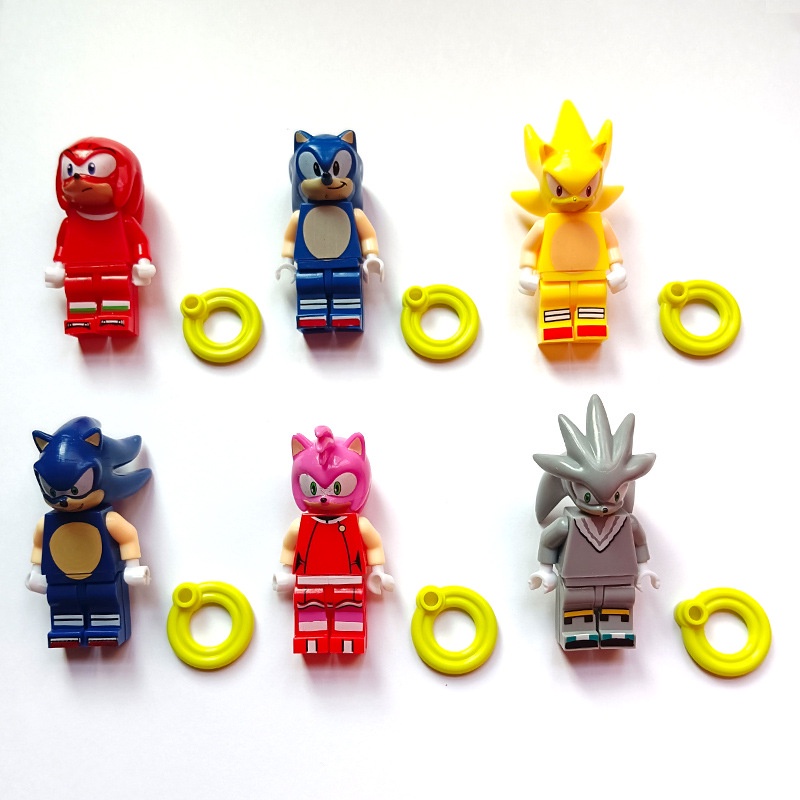 Bộ Đồ Chơi Lắp Ráp  Hình Nhím Sonic Chất Lượng Cao Dành Cho Bé