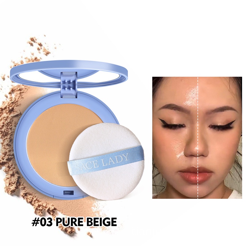 Phấn Phủ Dạng Bột Mịn Trang Điểm Tự Nhiên Lâu Trôi Không Thấm Nước