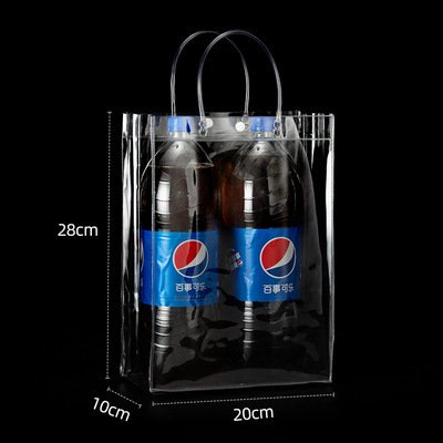 Túi quà tặng Noel trong suốt PVC có 6 kích thước lựa chọn - Túi đựng quà tặng Noel, Giáng sinh giá sỉ cực tốt - TQT01