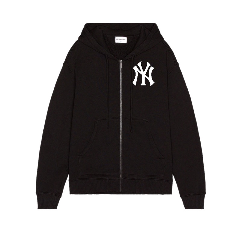 Hoodie zip mlb ny big logo