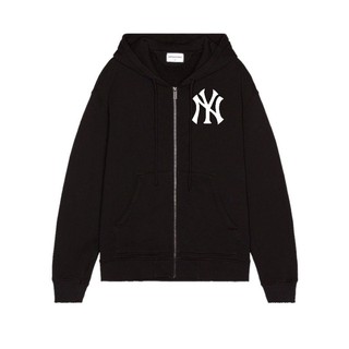 Hoodie zip mlb ny big logo