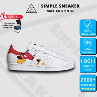 Giày Adidas Superstar Chính Hãng 💙FREESHIP💙 Adidas Superstar Mickey - Giày Superstar Chuột Mickey Auth - Simple Sneaker