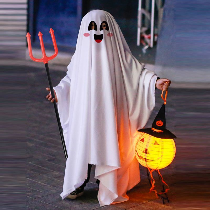 Áo Choàng Hóa Trang Ma Quỷ Kinh Dị Cho Bé Dịp Halloween