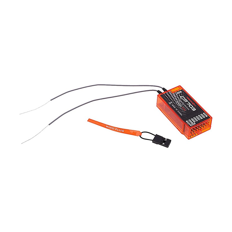 Thiết Bị Nhận Tín Hiệu Vệ Tinh CM703 7 Kênh 2.4Ghz RX Tương Thích Với DSM2 Và DSMX