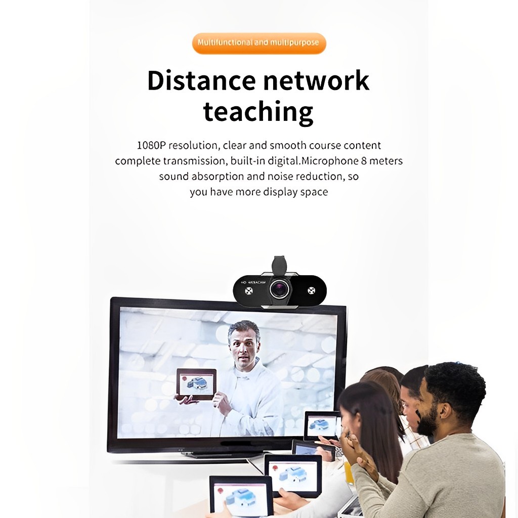 Webcam Máy Tính Full HD 720P 1K 2K 4K Camera Tự Động Lấy Nét - The Deosd TD-WC2