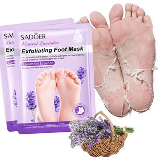Foot mask/lavender foot mask, foot scrub mask, whitening and moisturizing, foot deodorizer, foot care