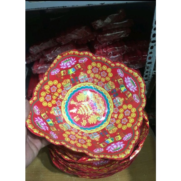 10 Mâm Thuyền Hoa Giấy (Ghe Bông - Loại Nhỏ) Trong Thờ Cúng