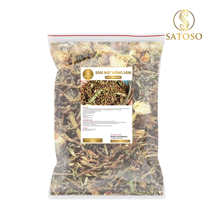 Trà sơn mật hồng sâm thượng hạng SATOSO tốt cho sức khoẻ 1kg SA69