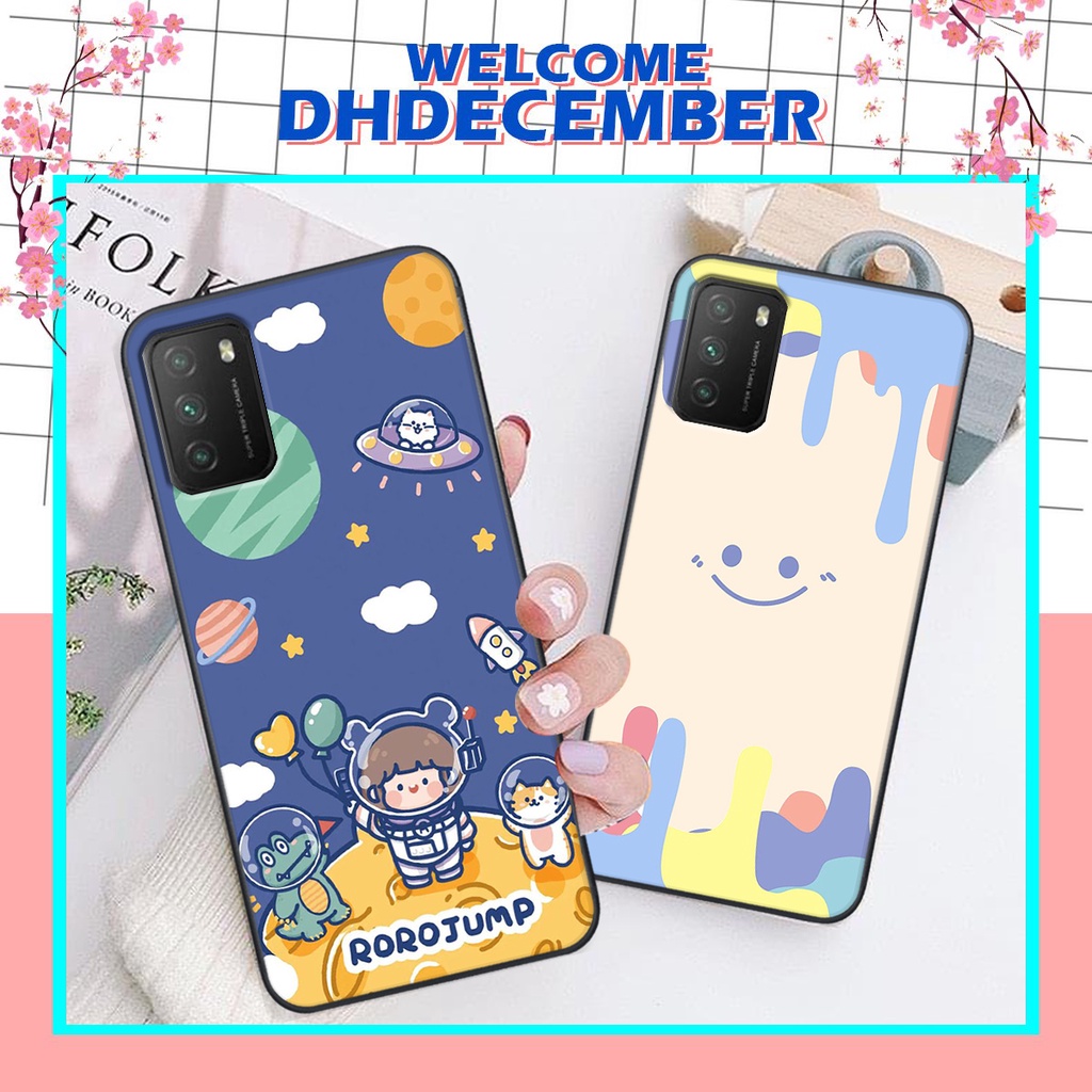 Ốp lưng Xiaomi POCO M3 / M3 PRO in hình tim, kẻ vuông mẫu mới CỰC XINH