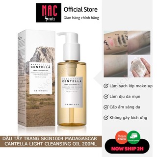 Dầu tẩy trang SKIN1004 Madagascar Centella light cleansing oil 200ml - NAC BEAUTY