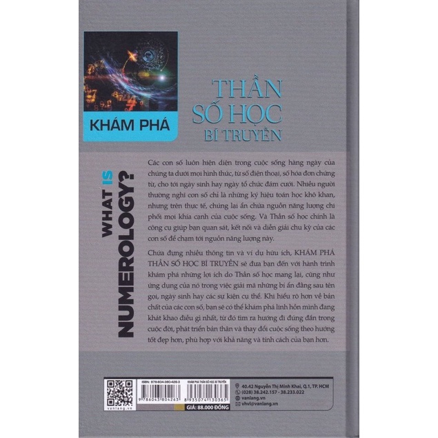 Sách - Khám Phá Thần Số Học Bí Truyền Chờ duyệt(VL)