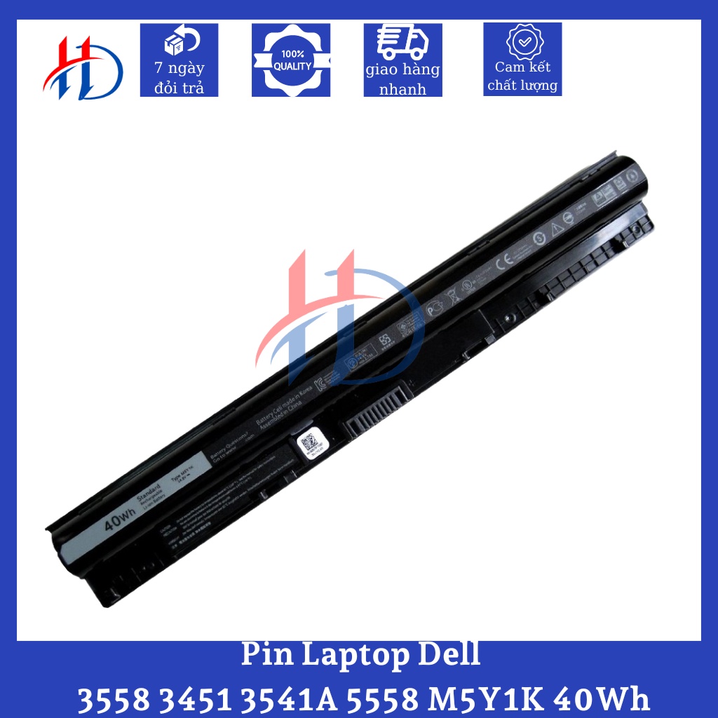 Pin Laptop Dell 3558 - Pin Laptop Dell 3451- Pin Laptop Dell 3541A - Pin Laptop Dell  5558 M5Y1K 40W