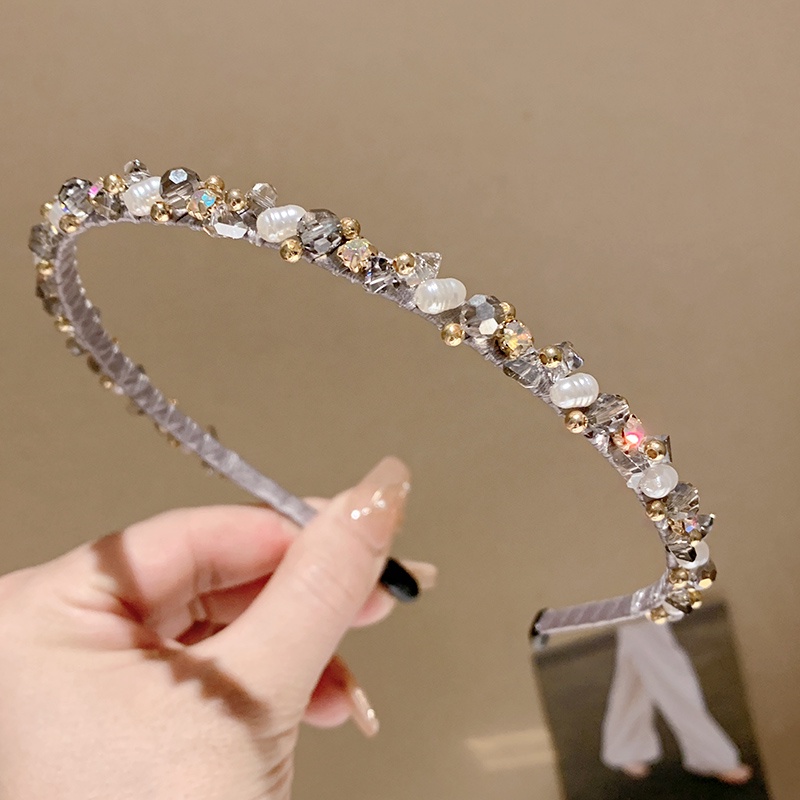 Cài Tóc Kim Loại Đính Pha Lê Phong Cách Senior Mới 2022