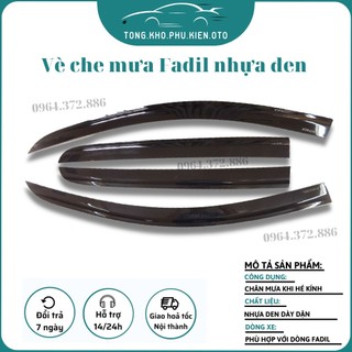 Vè Che Mưa Xe VinFast Fadil 2019-2020-2021-2022-2023 nhựa đen dày