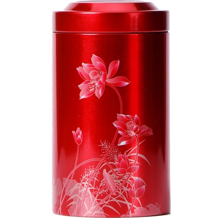 Hộp đựng trà, hũ đựng trà HÌNH TRỤ BO GÓC sang sịn mịn chất liệu THÉP - Chè Thái Nguyên