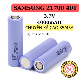 Pin Sạc 3,7V 21700 SAMSUNG 40T - 4000mAh Chuyên Xả Cao (35/45A) Hàng Chính Hãng