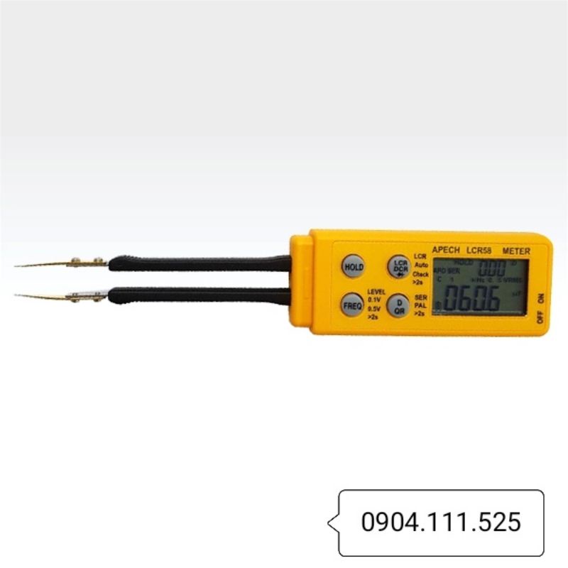 Thiết bị đo tụ điện, điện trở, cuộn cảm dạng nhíp APECH LCR-58
