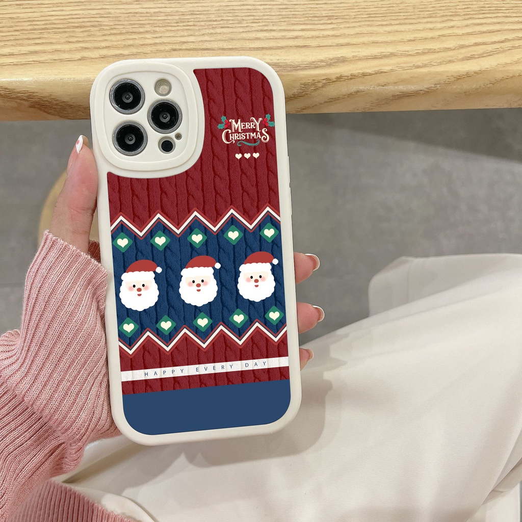 Ốp Điện Thoại tpu Họa Tiết Giáng Sinh Cho iPhone 7 8 Plus 11 13 12 Pro MAX 6 6s Plus 14 XR X XS MAX SE 2020 11Promax 14Pro