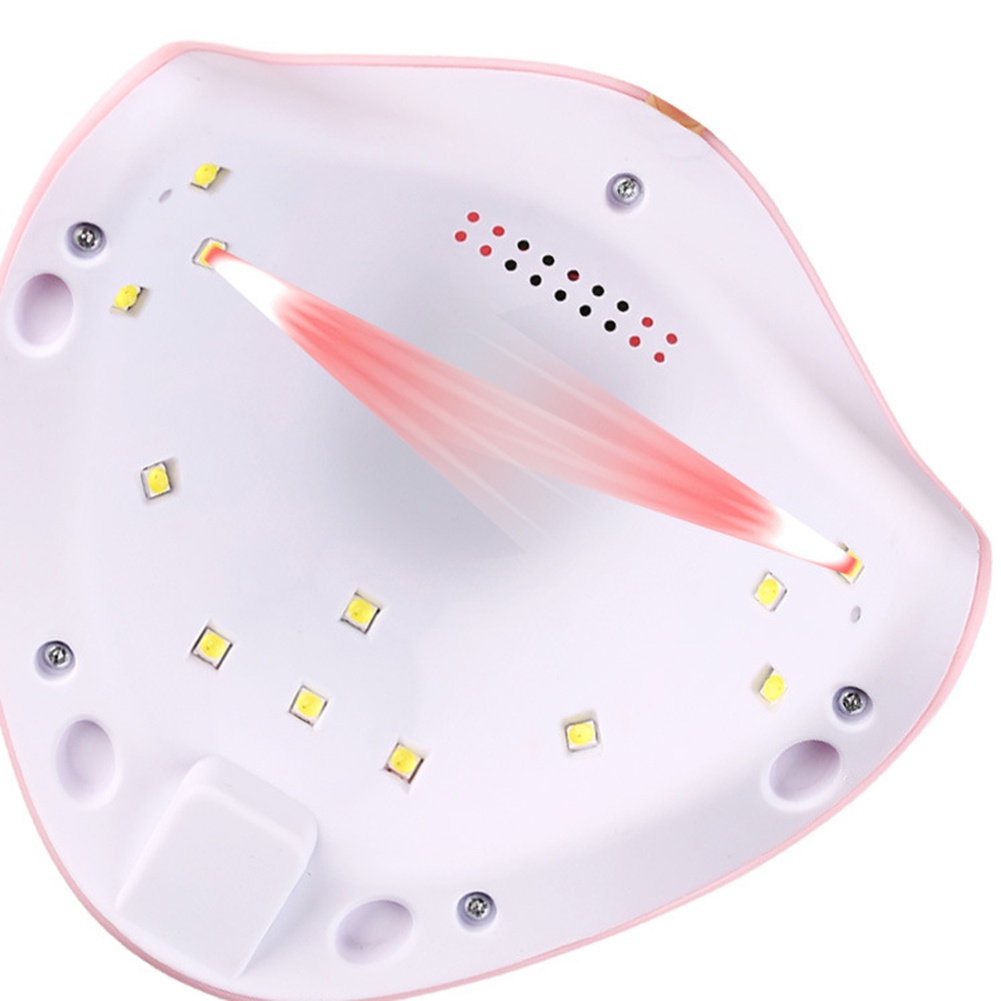 Đèn LED USB 12 Bóng 36W Hẹn Giờ Làm Khô Sơn Móng Tay