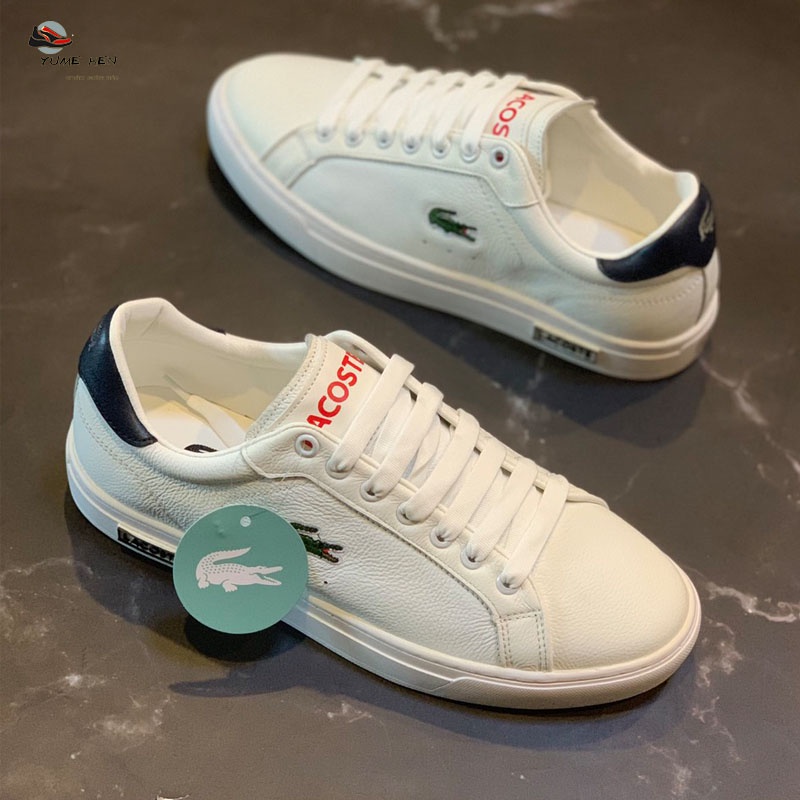Giày Lacoste Nam Bản Mới Chuẩn 1:1 Da Thật Bền Bỉ Êm Chân
