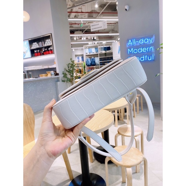 Túi Bờ Ra Đa Da Rắn Kẹp Nách, Đeo Chéo Hàng Súp Bơ