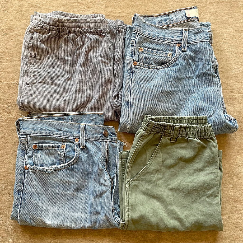 Quần short 2hand, quần ngắn secondhand giá rẻ
