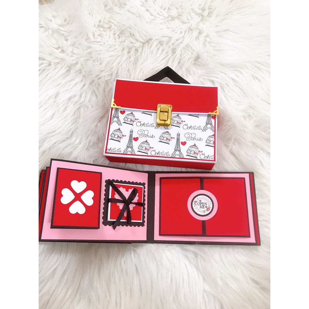 Scrapbook hình chiếc túi xách độc lạ chứ 50 hình