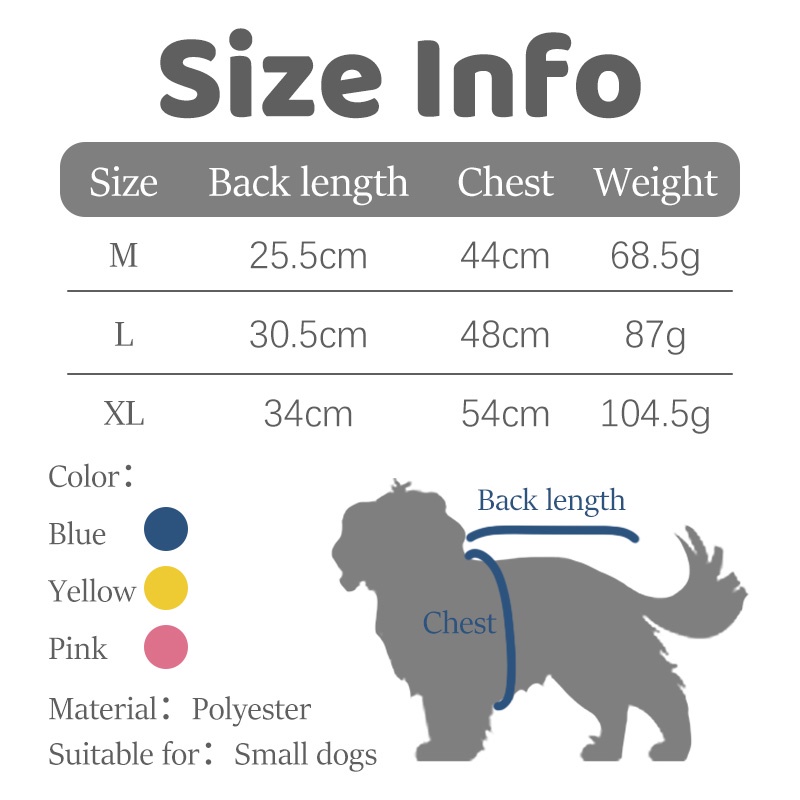 HamshMoc Áo Mưa Toàn Thân 4 Chân Trọng Lượng Nhẹ Chống Thấm Nước In Họa Tiết Có Mũ Trùm Dành Cho Cún Cưng