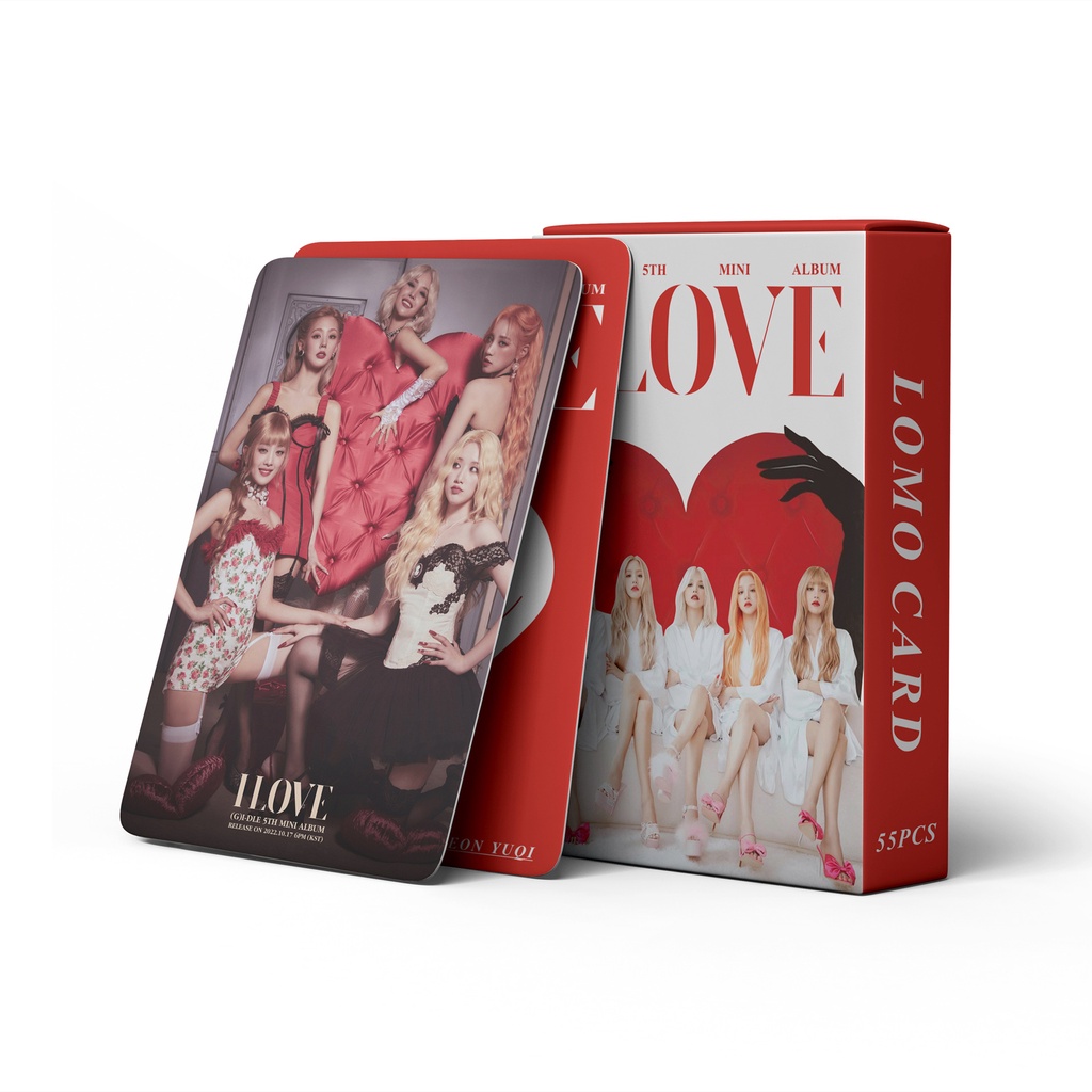 KPOP I-DLE Album I LOVEPhotocard 2022 Latest GIDLE《Just Me I-DLE》Lomo Card