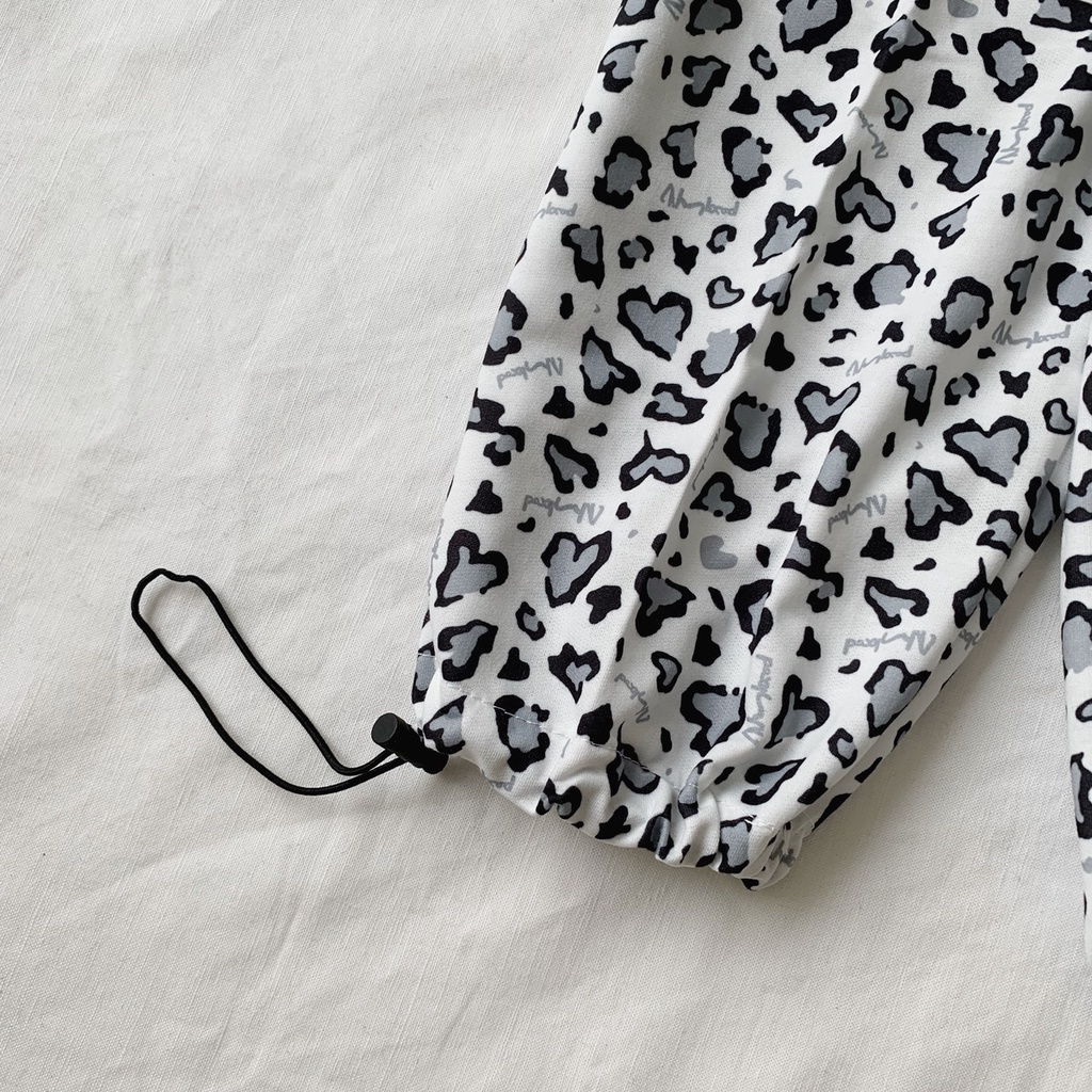 Quần Jogger Nữ JEM CLOSET Chất Single Họa Tiết Đáng Yêu Lên Form Tôn Dáng HOOD 2752