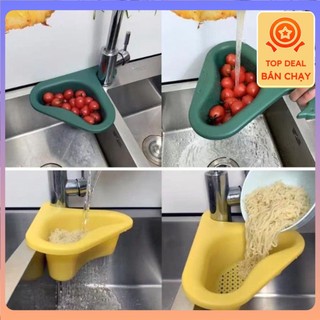 Rổ lọc thức ăn thừa cài bồn rửa bát tam giác