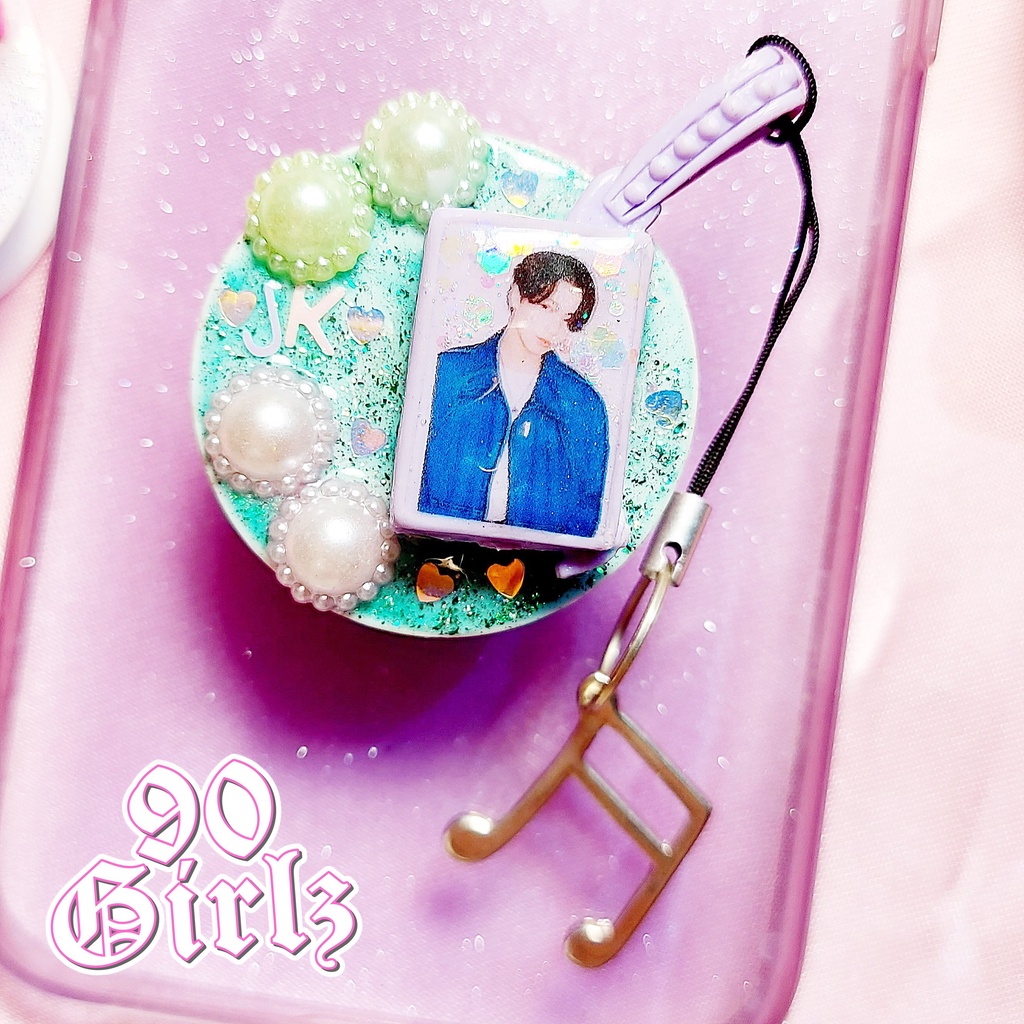 ✪ Bts jungkook / jk ✪ Giá Đỡ Điện Thoại / griptok / handmade Oak - Sê-Ri kpop ✪