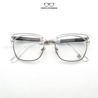 Gọng kính cận Chorme Heart nam nữ Cao cấp Trimyli Eyewear Nửa Gọng 2275 mới lạ độc đáo