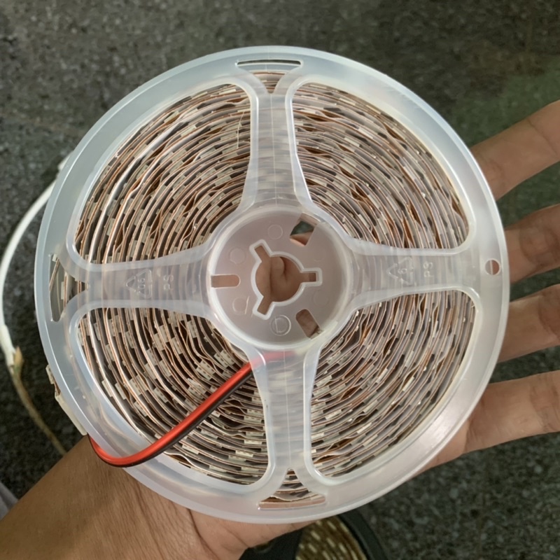 LED dây trắng 12V 5 mét 5050 38w 60 bóng thanh lý