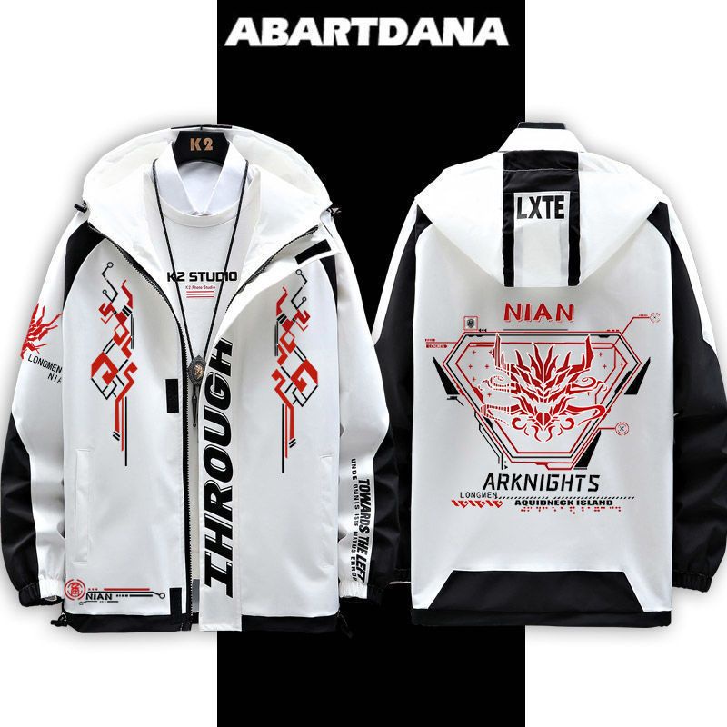 Arknights Tomorrow's Ark game W character impressions around the jacket students spring and autumn casual sports jacket men and women