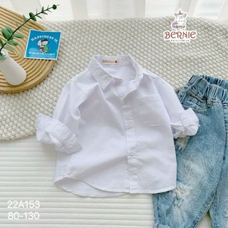 [BERNIE] 👔 ÁO SƠ MI TRẮNG PHONG CÁCH HÀN QUỐC CHO BÉ 👔