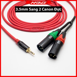 Dây 3.5 Ra 2 Đầu Canon Đực, dài 5met-3met-2met-1met.