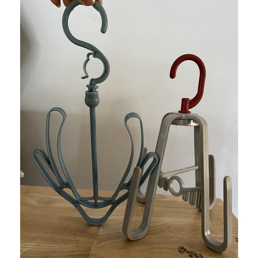 Combo 2 Khung Móc Treo Phơi Giày Dép Đa Năng Nhưa Cao Cấp Móc Treo Giày Dép Vớ Tất Nón Cao Cấp Xoay 360