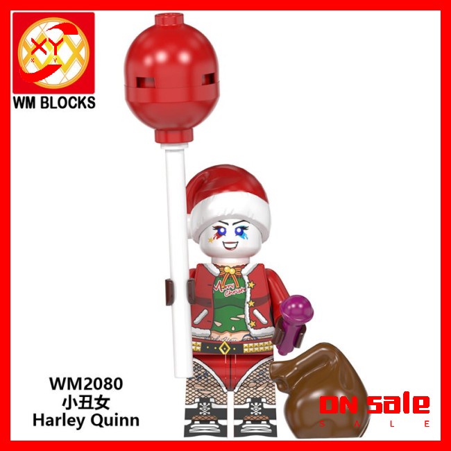 Mô Hình Đồ Chơi Lego Mini Chủ Đề Giáng Sinh Siêu Anh Hùng Người Dơi Người Sắt Deadpool Thanos