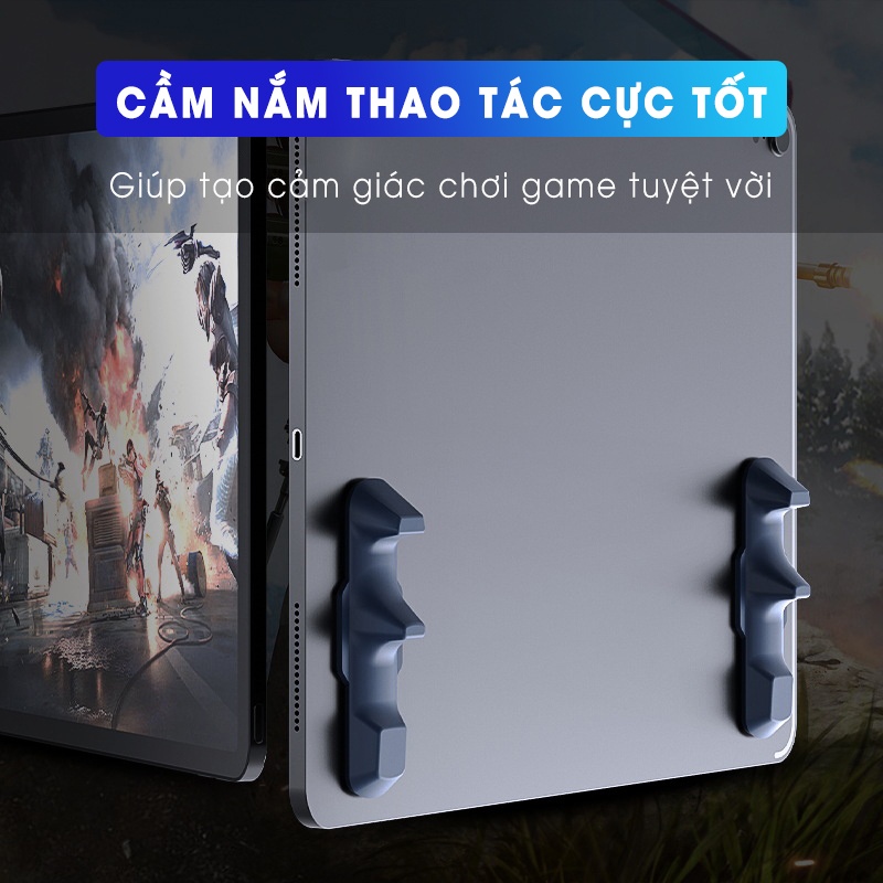 Giá đỡ tay cầm cho ipad máy tính bảng MEMO PB01 / PB02 silicone nhỏ gọn giúp chơi game tablet ff pubg liên quân