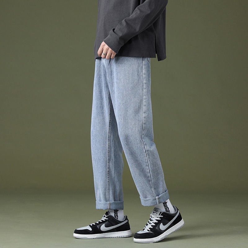 LEVIS Seluar Quần Jean Ống Suông Rộng Thời Trang Xuân Thu Cho Nam 2022