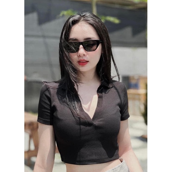 Áo polo cổ V Sinsay Authentic