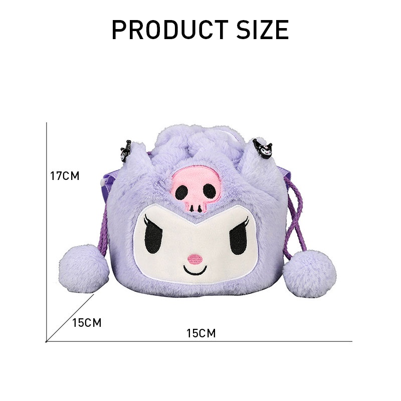 Túi Dây Rút Hình Búp Bê Cinnamoroll Babycinnamoroll Thời Trang Đựng Điện Thoại Di Động Đồ Chơi Nhồi Bông Cho Bé Gái