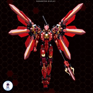 Đồ Chơi Lắp Ráp Kiểu LEGO Robot Mô Hình Jaeger Saber Athena - Halberd Athena Trong Pacific Rim Mecha B1152