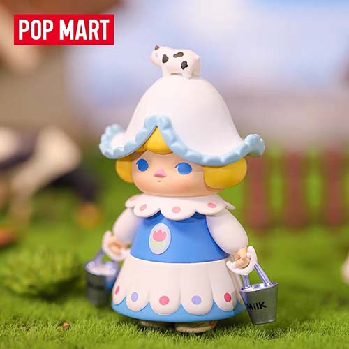 ★Hgtoys★  Popmart Pucky Milk Baby Series Blind Box Doll Tide Play Trang trí Quà tặng