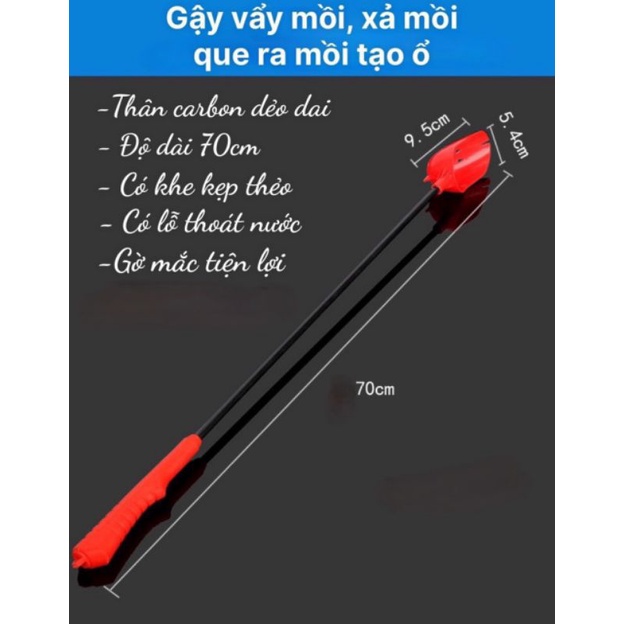 Gậy Xả Mồi,Gậy Vẩy Mồi Câu Đài