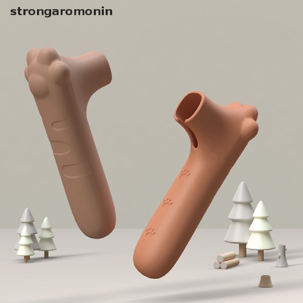 Đệm Silicone Bọc Tay Nắm Cửa Chống Va Chạm An Toàn Cho Bé Hình Bàn Chân Mèo