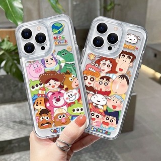Ốp Điện Thoại Silicon TPU Mềm Chống Sốc In Họa Tiết Hoạt Hình Cho IPhone 14 13 12 Pro 11 Pro X XR XS Max 6 6S 7 8 Plus